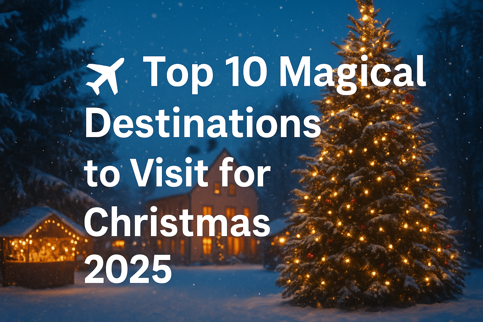 Top 10 Magical Destinations to Visit for Christmas 2025